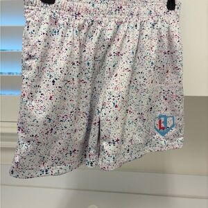 Colorful Speckled Kids Casual Shorts